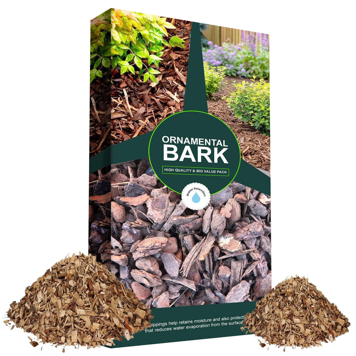 60 Litres Ornamental Bark For Decorative & Landscape Gardening & Paths