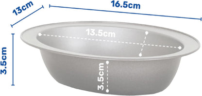 Oval Pie Dishes For Air Fryers Non Stick Baking Tin