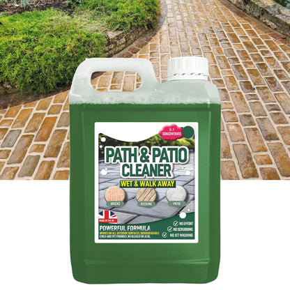 2.5 Litre Path & Patio Cleaner Fluid Staining Remover Cleaning Solution
