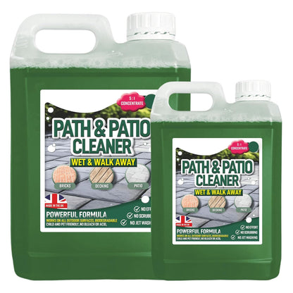 2.5 Litre Path & Patio Cleaner Fluid Staining Remover Cleaning Solution