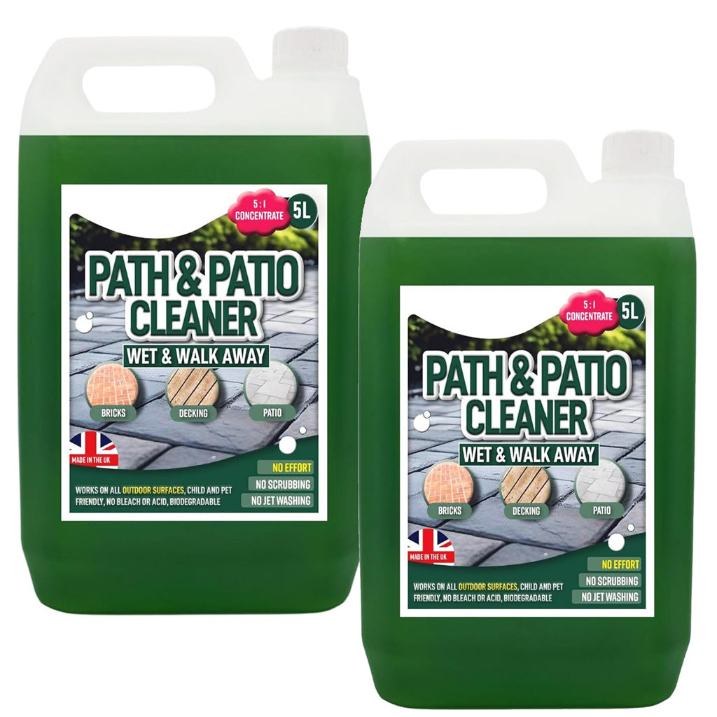 5 Litre Patio, Path & Driveway Cleaning Solution Removes Stains