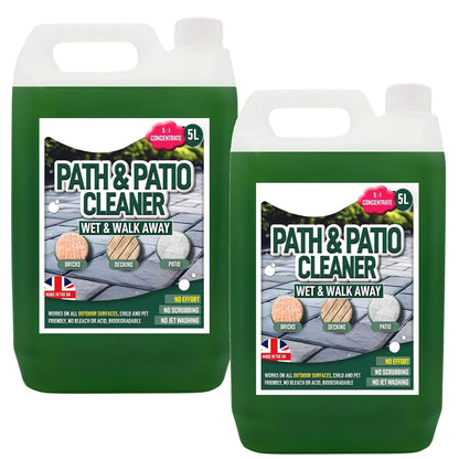 5 Litre Patio, Path & Driveway Cleaning Solution Removes Stains