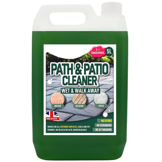 5 Litre Patio, Path & Driveway Cleaning Solution Removes Stains