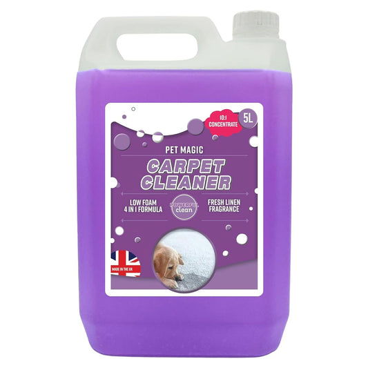 5 Litre Pet Carpet Cleaning Shampoo Tough On Dog Stains