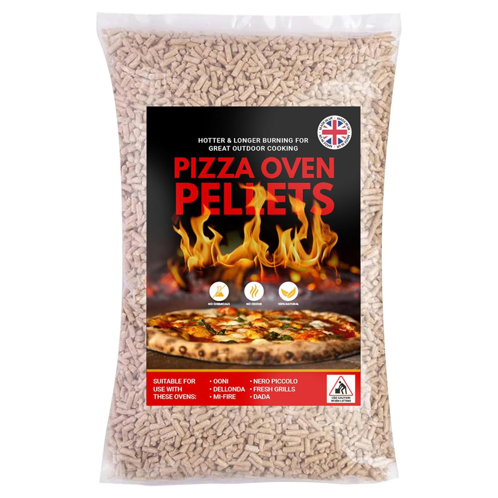 30L Premium Fuel Wood Pellets For Pizza Ovens & Grills Perfect For BBQs & Smokers