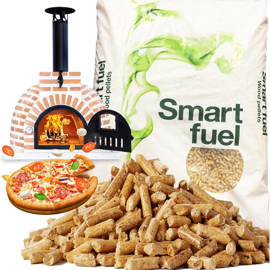 15kg Premium Wood Pellet Fuel High Heat Output Perfect For BBQs, Pizza Ovens & Grills