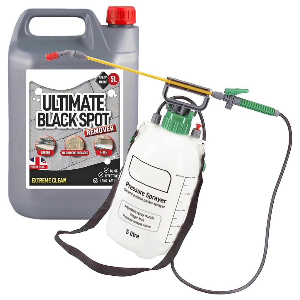 5L Pressure Sprayer & Black Spot Remover