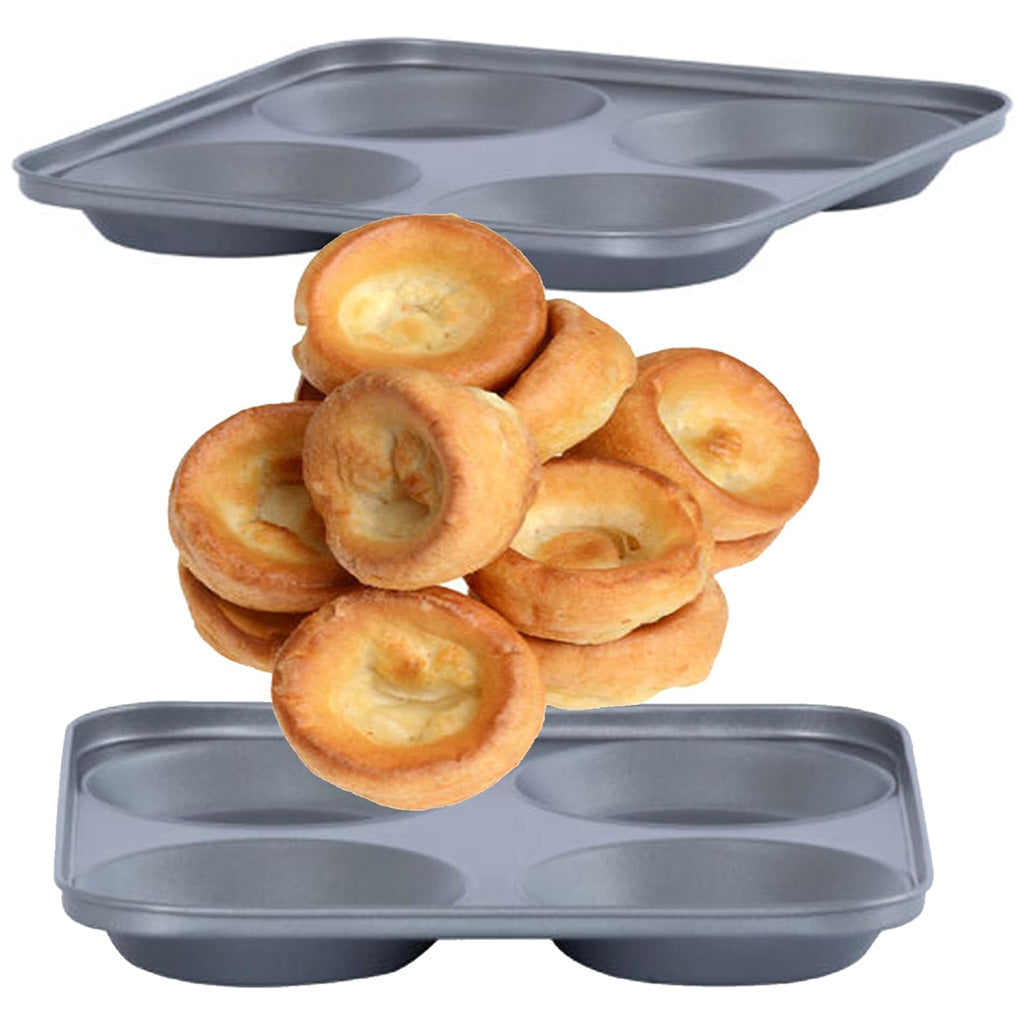 4 Cup Giant Yorkshire Pudding Non-Stick Oven Trays