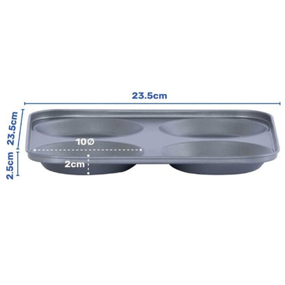 4 Cup Giant Yorkshire Pudding Non-Stick Oven Trays