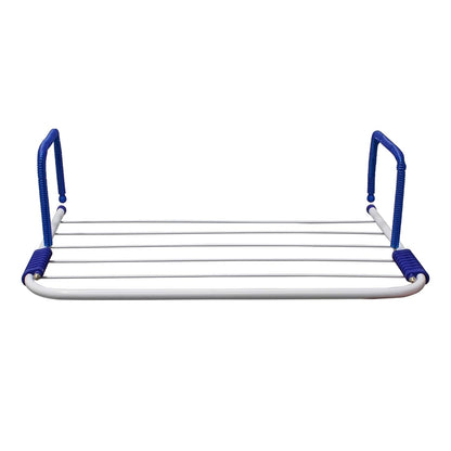 Folding Radiator Clothes Drying Rack - Heavy Duty Hanging Towel Airer Rail