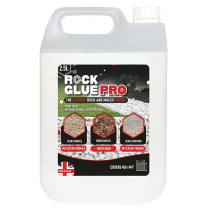 Gravel Binder For Bonding Stones, Mulch, Bark & Garden Paths