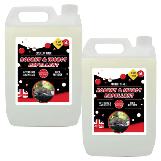 5L Rodent & Insect Repellent Ready to Use Protective Rodent Repeller for Home, Garden & Office