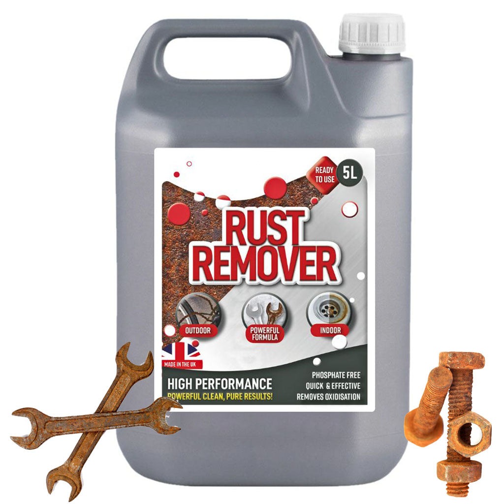 5L Ready To Use Rust Remover Removes Rust Back To Bare Metal