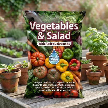 Salad & Vegetables Grower Bags With Balanced Nutrients & Water Retention