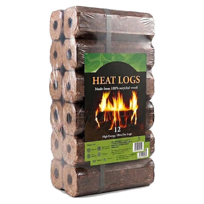 Shimada High-Energy Heat Logs – Easy-to-Light Next-Gen Wood Fuel Briquettes