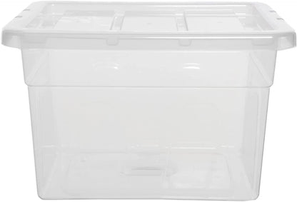 Home Office Clear Transparent Plastic Storage Containers With Lids