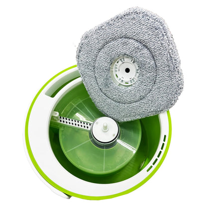 Clean Water Spin Mop Bucket Set With Extra Mop Pads