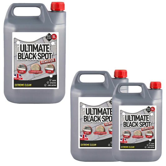 5L Black Spot Remover & Eliminator Ideal For Patios & Block Paving
