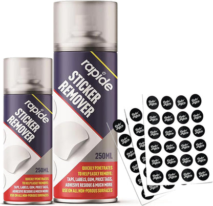 250ml Sticker Remover Spray Easily Removes Art & Crafts Labels & All Adhesive Residue
