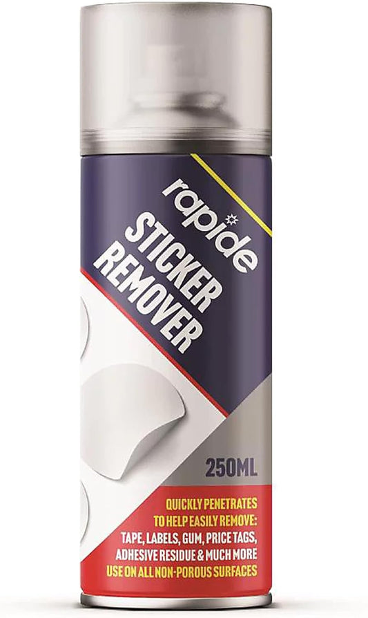 250ml Sticker Remover Spray Easily Removes Art & Crafts Labels & All Adhesive Residue