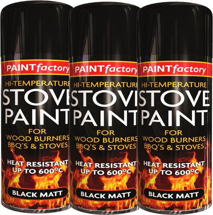 400ML Matt Black Ultra High Temperature Heat Resistant Spray Paint