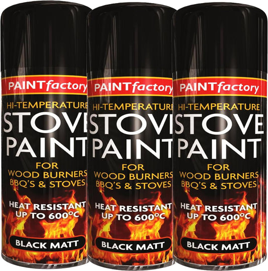 400ML Matt Black Ultra High Temperature Heat Resistant Spray Paint
