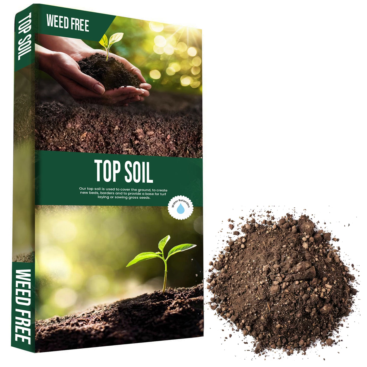 35 Litres Garden Top Soil With Essential Nutrients Ideal For General Planting