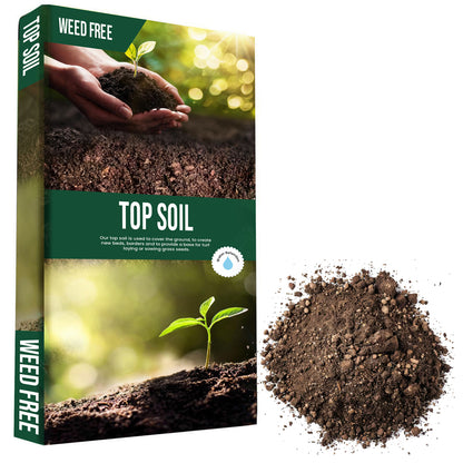 35 Litres Garden Top Soil With Essential Nutrients Ideal For General Planting
