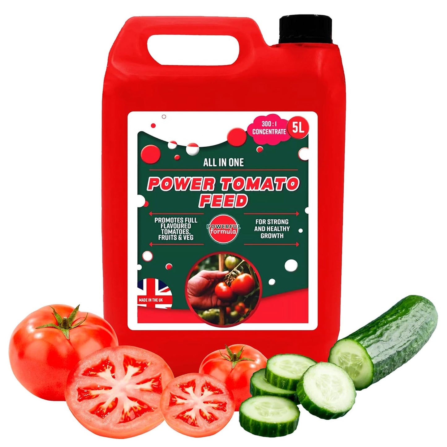 5L Tomato Feed Concentrated Healthy Plant Feed Nutrient Packed For Tomatoes, Peppers, Cucumbers