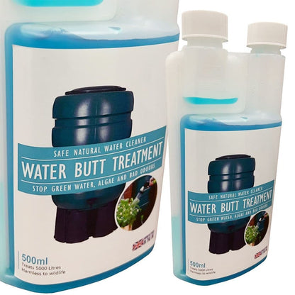 Natural Wildlife Friendly Water Butt Treatment Cleaner UV Blocker Prevents Green Water & Algae