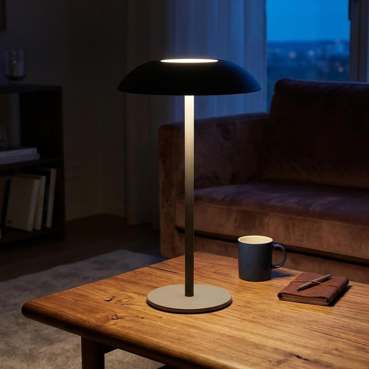Verona Sleek Wireless Table Lamp with 3-Level Touch Control & Warm Cosy Glow