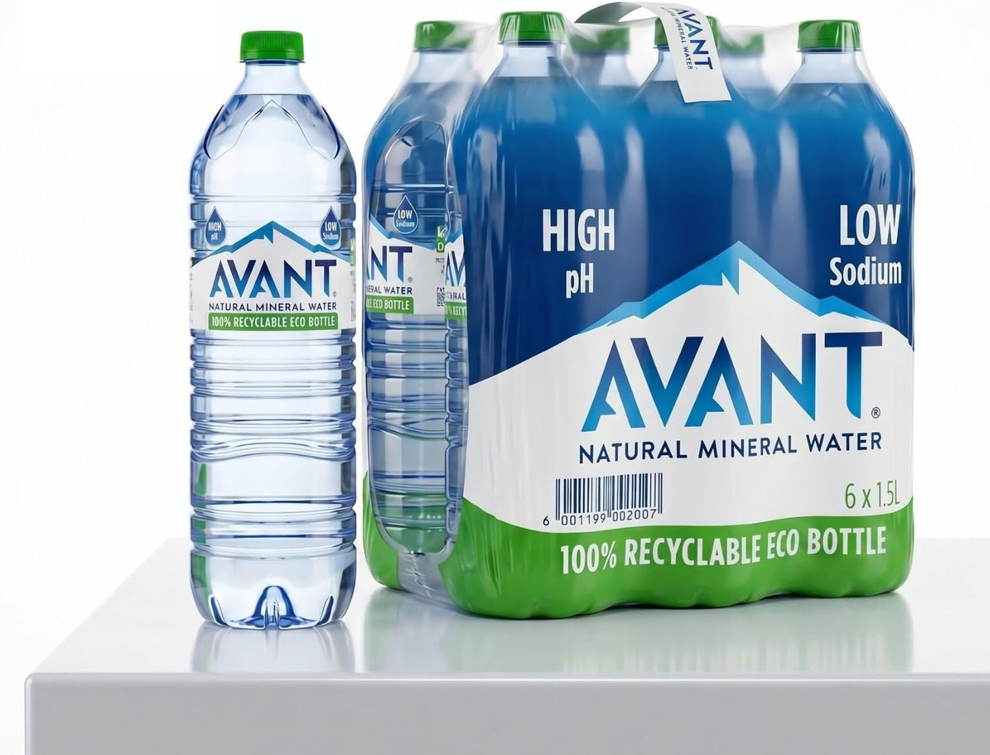 Pack Of 6 Natural Mineral Still Water Screwcap Grab & Go Hydration Hand Water Bottles (1.5 Litre)