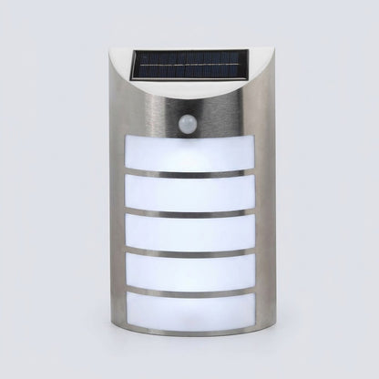 Warm White Solar Welcome Light, PIR Motion Sensor, Weatherproof Outdoor Lamp