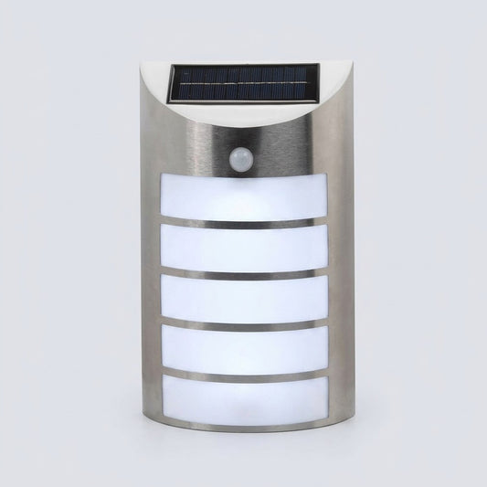 Warm White Solar Welcome Light, PIR Motion Sensor, Weatherproof Outdoor Lamp