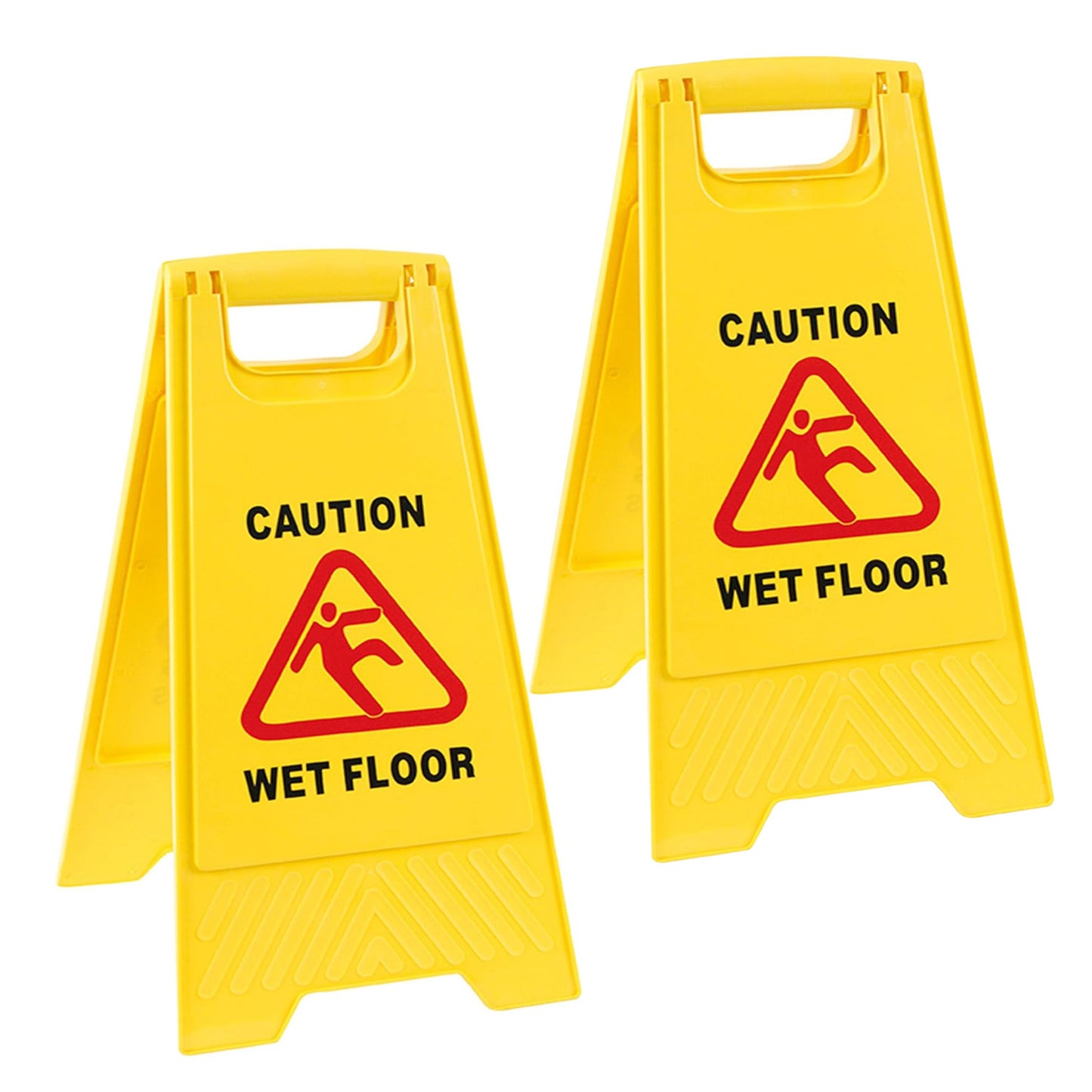 'A' Frame Double Sided Yellow Wet Floor Warning Sign