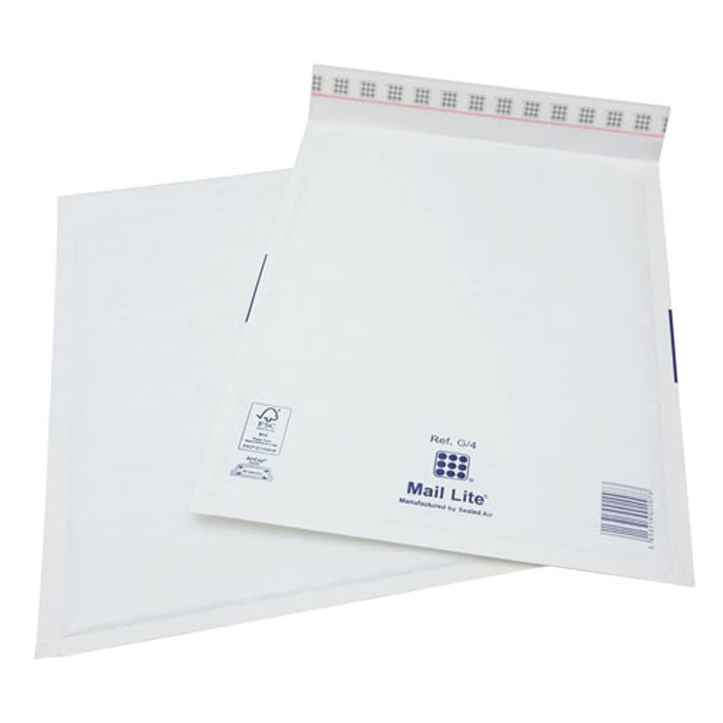 D/1 (180 x 260mm) Mail Lite White Padded Envelopes