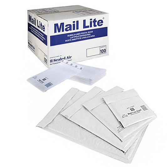 A/000 (110 x 160mm) Mail Lite White Padded Envelopes