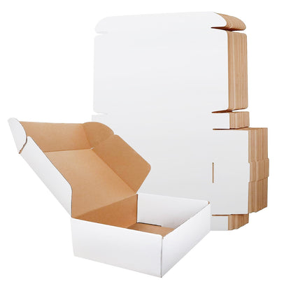 White Die Cut Postal Shipping Boxes