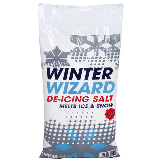 De-Icing Winter Salt White Grit Rock Salt Ice & Snow Remover Ideal for Roads, Driveways & Paths