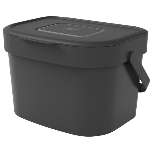 6L Food Waste Kitchen Compost Caddy Bin Wall Mountable