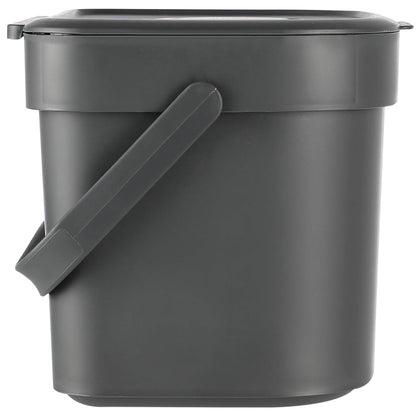 6L Food Waste Kitchen Compost Caddy Bin Wall Mountable