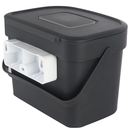 6L Food Waste Kitchen Compost Caddy Bin Wall Mountable