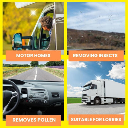 5L High Performance Summer Screen Wash Ready To Use Effective Down To 4°C