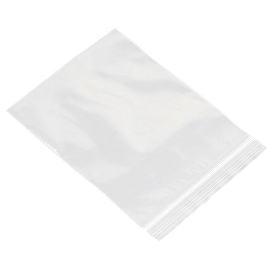 1.5 x 2.5" Clear Polythene Grip Seal Bags