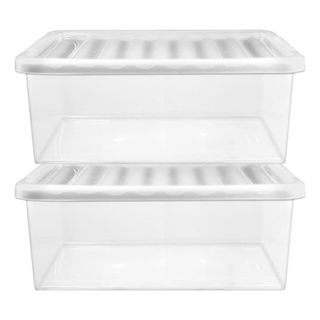 Heavy Duty Multipurpose Home Office Clear Plastic Storage Containers With Lids