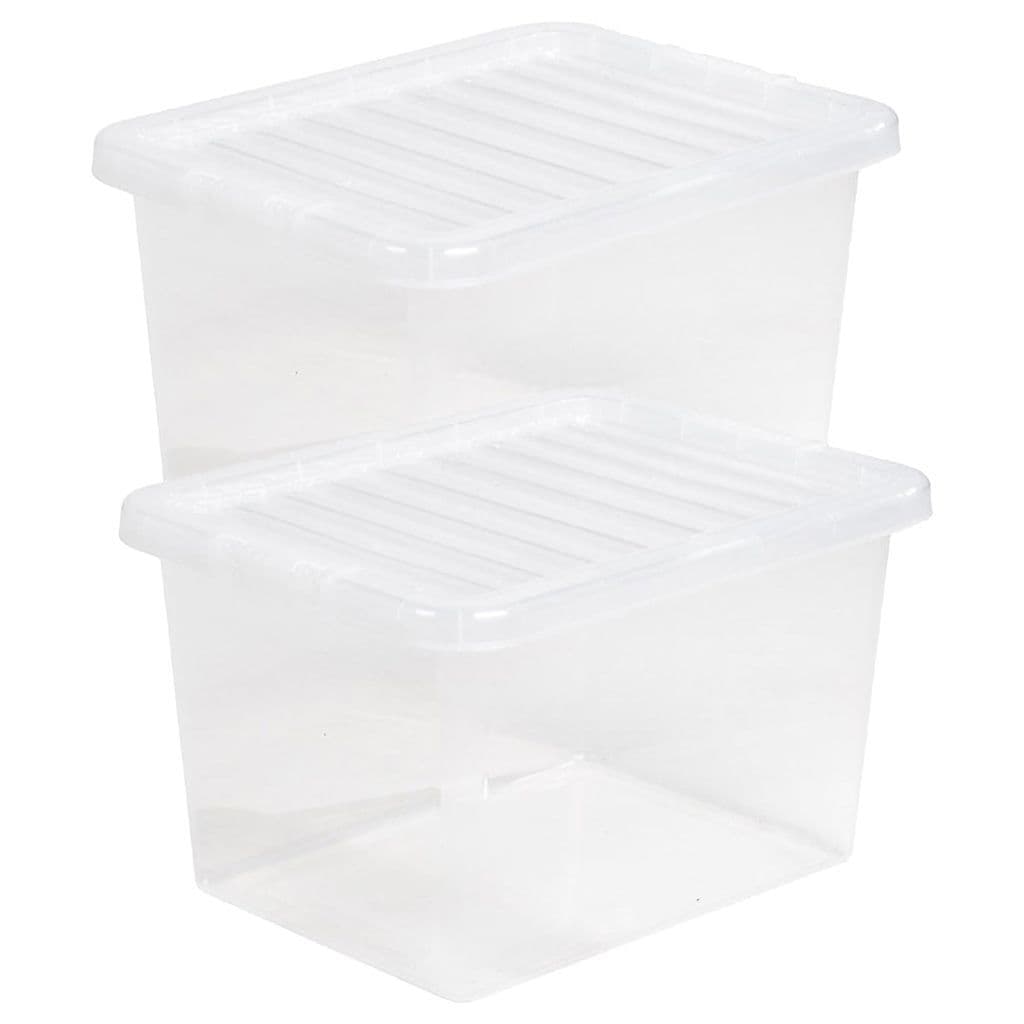 Heavy Duty Multipurpose Home Office Clear Plastic Storage Containers With Lids