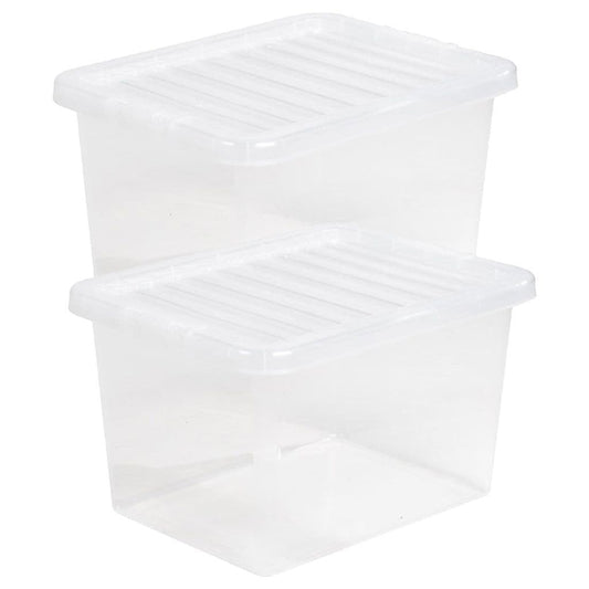 Heavy Duty Multipurpose Home Office Clear Plastic Storage Containers With Lids