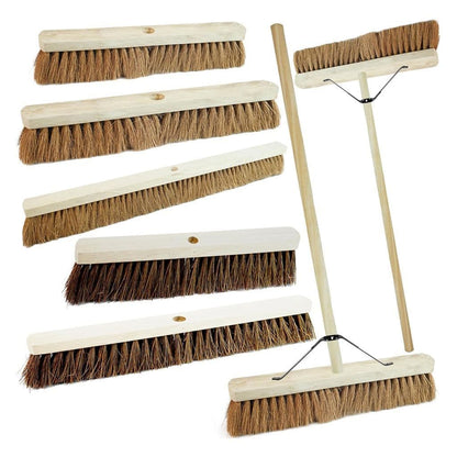 Soft Or Hard Bristle 18",24" Or 36" Long Handle Indoor Outdoor Sweeping Brush