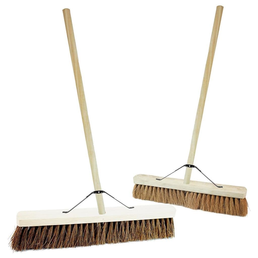 Soft Or Hard Bristle 18",24" Or 36" Long Handle Indoor Outdoor Sweeping Brush