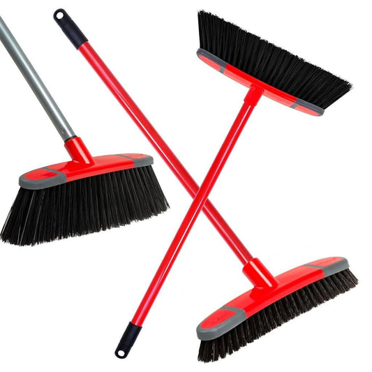 Soft & Stiff Bristles Sweeping Brushes Ideal For Cleaning Hard Floors